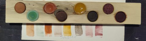 Seaside Watercolor Palette